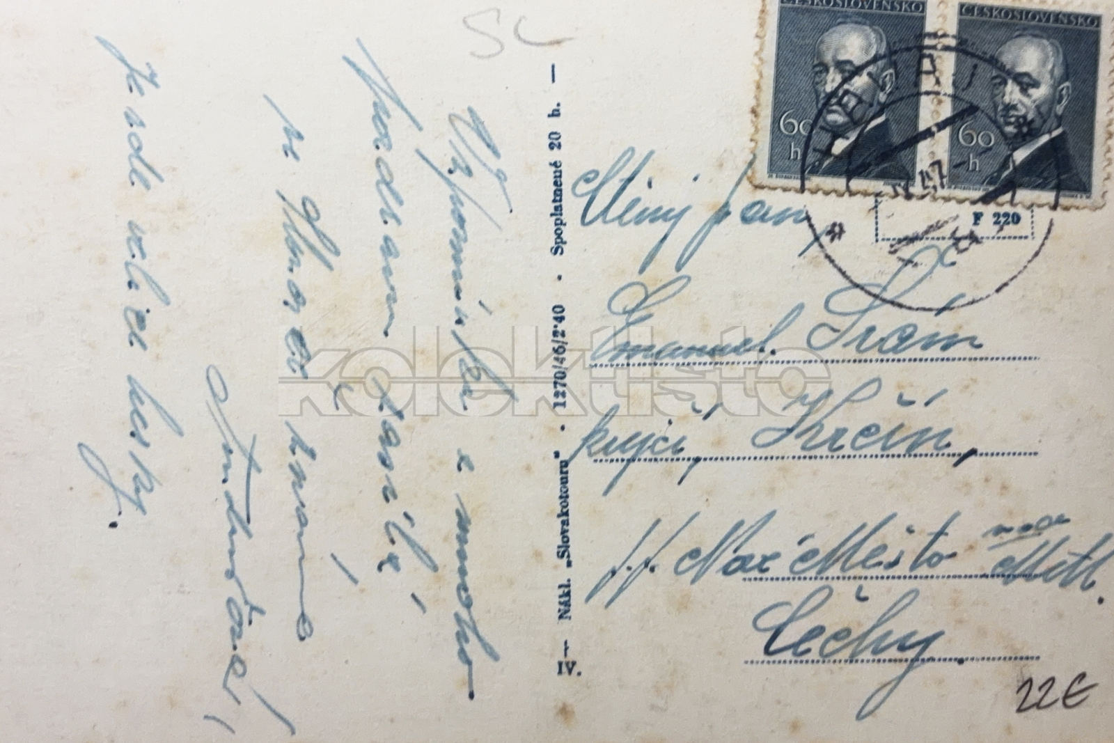 550 Kč PRE Pohlednice Medzilaborce, SVK145765