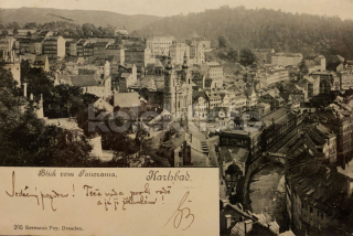 200 Kč KV Pohlednice Karlovy Vary RAZÍTKA, CZE100004