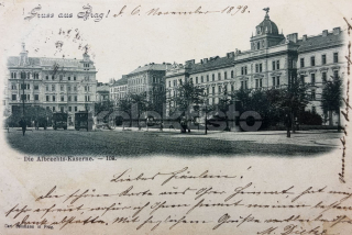 450 Kč ABM Pohlednice Praha 1 KASÁRNY, CZE100385
