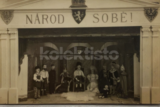 550 Kč ABM Pohlednice Praha LOUTKOVÉ, DIVADLA, CZE100591