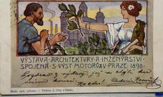 600 Kč ABM Pohlednice Praha REKLAMA, CZE100607