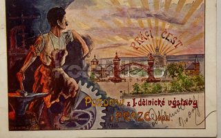 650 Kč ABM Pohlednice Praha REKLAMA, CZE100619