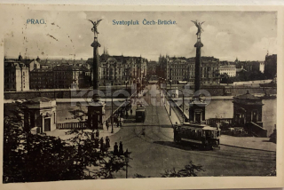 140 Kč ABM Pohlednice Praha 1 TRAMVAJE, CZE100704