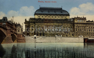 180 Kč ABM Pohlednice Praha 1 DIVADLA, CZE100786