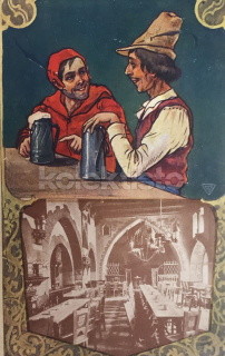 220 Kč ABM Pohlednice Praha 1 HOSPODY, CZE100851