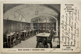 300 Kč ABM Pohlednice Praha 1 HOSPODY, CZE100951