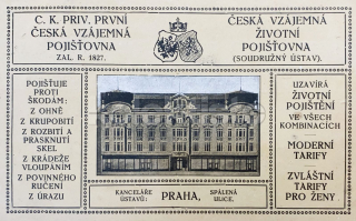 360 Kč ABM Pohlednice Praha 1, CZE101074