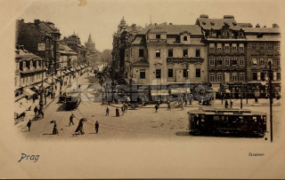 450 Kč ABM Pohlednice Praha 1 TRAMVAJE, CZE101237