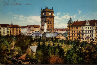 360 Kč ABM Pohlednice Praha 3-Vinohrady VODÁRENSKÉ VĚŽE, CZE101585