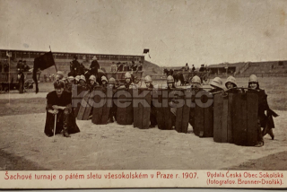 1150 Kč ABM Pohlednice Praha 6 SOKOL, ŠACHY, CZE101914