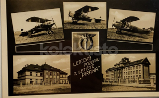 600 Kč ABM Pohlednice Praha 6-Ruzyně LETADLA, CZE102044