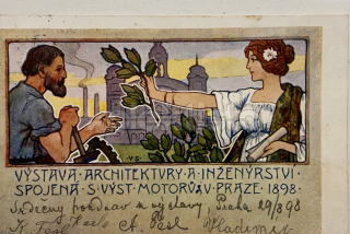 550 Kč ABM Pohlednice Praha 7 SECESE, CZE102210