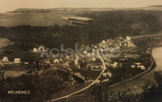 280 Kč ABZ Pohlednice Měchenice, CZE102676