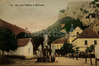 420 Kč ABZ Pohlednice Svatý Jan pod Skalou (136) (fyzicky v okr. PB), CZE102784