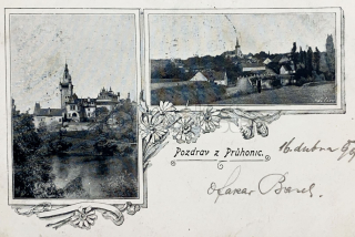 600 Kč ABZ Pohlednice Průhonice, CZE102824
