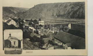 300 Kč ABZ Pohlednice Davle, CZE102836