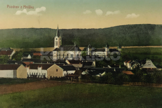 360 Kč ABZ Pohlednice Mníšek, CZE102926