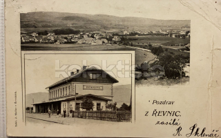 360 Kč ABZ Pohlednice Řevnice NÁDRAŽÍ, CZE103802