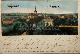 450 Kč ABZ Pohlednice Řevnice, CZE103860