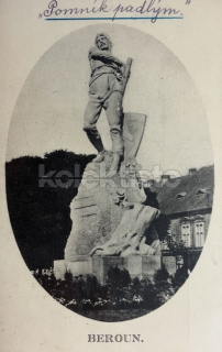 380 Kč BE Pohlednice Beroun POMNÍKY, CZE104404