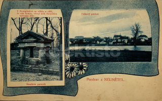 380 Kč BE Pohlednice Neumětely, CZE104405