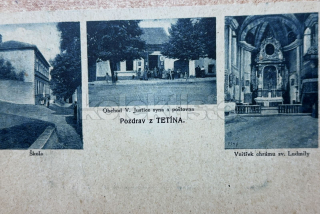 450 Kč BE Pohlednice Tetín, CZE104431
