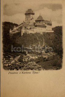 170 Kč BE Pohlednice Karlštejn, CZE104801