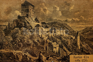 180 Kč BE Pohlednice Karlštejn, CZE104805
