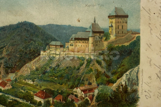 180 Kč BE Pohlednice Karlštejn, CZE104808