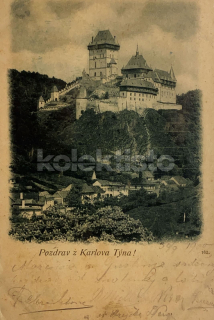 180 Kč BE Pohlednice Karlštejn, CZE104809
