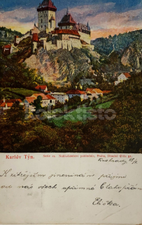 180 Kč BE Pohlednice Karlštejn, CZE104811