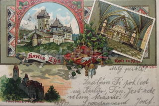 250 Kč BE Pohlednice Karlštejn, CZE104821