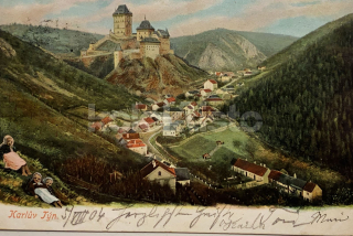 360 Kč BE Pohlednice Karlštejn, CZE104834