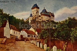 80 Kč BE Pohlednice Karlštejn, CZE104847