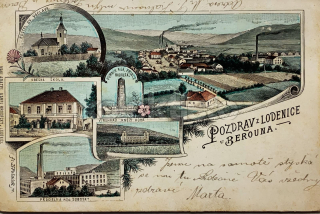 460 Kč BE Pohlednice Loděnice, CZE104858