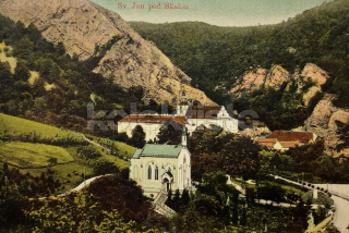 250 Kč BE Pohlednice Svatý Jan pod Skalou, CZE104892