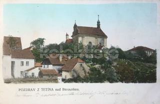 420 Kč BE Pohlednice Tetín, CZE104926