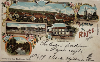 900 Kč BK Pohlednice Rájec, CZE105157