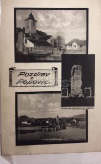 280 Kč BN Pohlednice Popovice, CZE105267