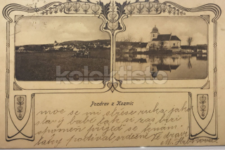 360 Kč BN Pohlednice Kozmice, CZE105318