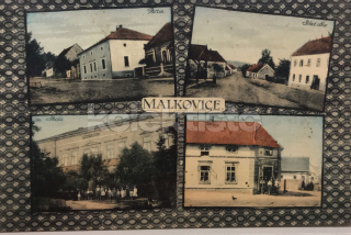 360 Kč BN Pohlednice Malkovice, CZE105321