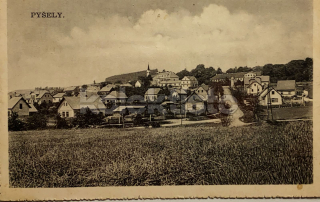 360 Kč BN Pohlednice Pyšely, CZE105324