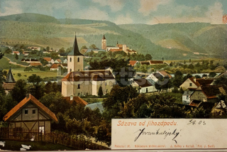 450 Kč BN Pohlednice Sázava, CZE105353