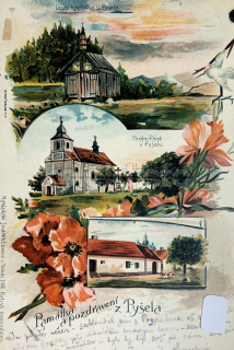 700 Kč BN Pohlednice Pyšely, CZE105369