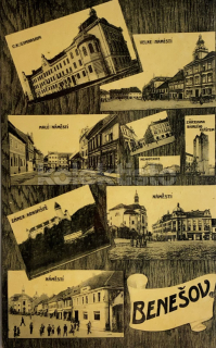 160 Kč BN Pohlednice Benešov, CZE105377