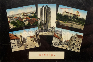 300 Kč BN Pohlednice Benešov, CZE105391