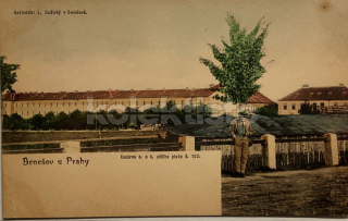 550 Kč BN Pohlednice Benešov KASÁRNY, CZE105405