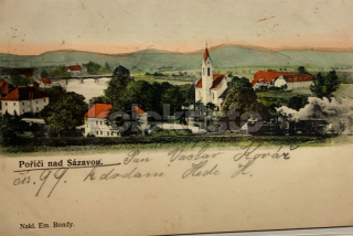 360 Kč BN Pohlednice Poříčí nad Sázavou, CZE105464
