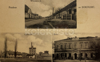 360 Kč BOV Pohlednice Sokolnice CUKROVARY, CZE106199