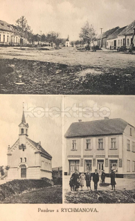 420 Kč BOV Pohlednice Rychmanov OBCHODY, CZE106231